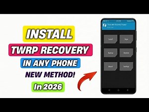 How to Install TWRP Recovery Without PC on Android Phone | Android 14, 15, 16