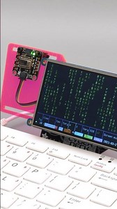 This is the cyberdeck hat for the #RaspberryPi 400 https://learn.adafruit.com/cyberdeck-plate