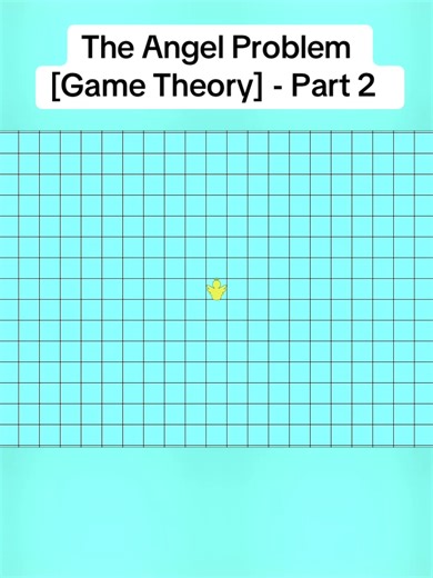 The Angel Problem [Game Theory] - Part 2 #usa #fyp #viral | white angel theory