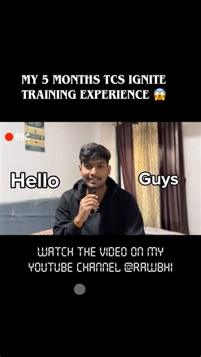 My 5 Months TCS Ignite Training Experience | Honest Review | Watch Full Video now!!!! #tcs #training