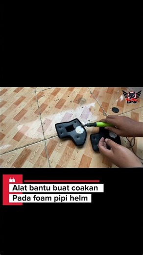 Tools for cutting speaker recesses || #intercom #helmet #nhk #bluetooth #motovlog