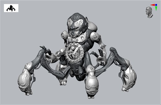 Mantis Mech Sculpt, Ha Le