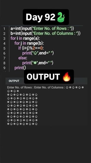 Nested Loop🐍 #python #viral #trending