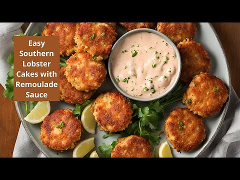 Easy Southern Lobster Cakes with Remoulade Sauce Recipe