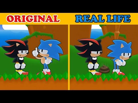 SONIC Pooped On SHADOW's New Shoes ?!! - Sonic The Hedgehog 3 Animation | Original vs Plush Toys