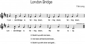 London Bridge Beth's Notes Songs   Resources