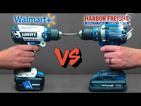 Walmart VS Harbor Freight: Budget Drill Showdown