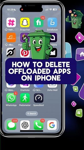 How To Delete Offloaded Apps on iPhone Fast 🗑️📲