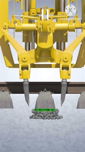 "Tamping Machine कैसे ट्रैक को सही करती है? | Railway Track Leveling & Alignment Explained"