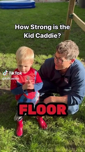 Why am I hanging from the Kid Caddie? Because for anyone who looks at this as just a piece of plastic is missing 2 huge things. 1. This straight forward and light weight design was engineered to be the absolute top quality. For a product that weights less than 2 pounds to be able to support an adult hanging from it goes to show the strength of both the design and the materials of our Made in the 🇺🇸 product. 2. It’s not about the product but rather what it lets you do! We made it simple and dur