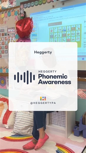 Heggerty on Instagram: "🍎 Just 10 minutes of daily instructional time with Heggerty Pre-K gives students the opportunity to participate, engage, and feel confident as they master the building blocks of literacy. 📩 Comment READ for a link to explore the Heggerty Pre-K curriculum! Helping little learners hear and play with the sounds in words creates a fast-paced, fun environment that sets the stage for a lifetime of reading success. 🧠📚 Thank you @crunchesandcrayons for giving us a sneak peek