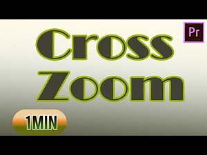 Premiere Pro Effects | Premiere Pro Cross Zoom Effects Quick Tutorial | Premiere Pro tutorial 2021
