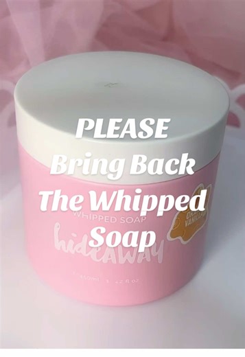 PLEASE bring back the Whipped Soap @hideaway #whippedsoap #discontinued #showerroutine #hideaway #soap