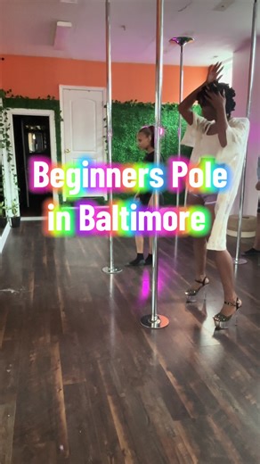 Classes every Wednesday and Sunday in Baltimore. Link in bio! #beginnerspole