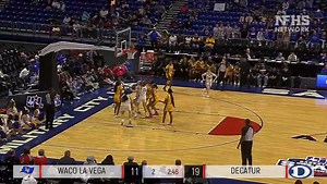 Upset brewing? Decatur ISD goes up 25-16 at the half over Waco La Vega. 👀 Catch the second half on the NFHS Network. #UILState #TXHSGBB #Dctf | Dave Campbell's Texas Football