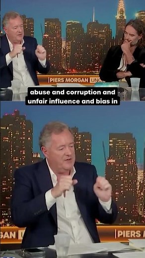 Piers Morgan Confronts Russell Brand Over Accusations He Is A "GRIFTER"