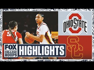 No. 8 Ohio State Buckeyes vs. Juju Watkins, No. 9 USC Trojans Highlights | FOX College Hoops