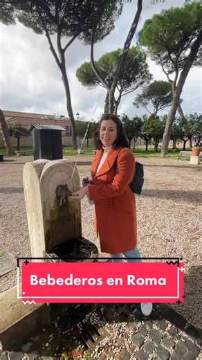 Agua gratuita en Roma: Descubre estos bebederos 🤩