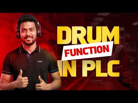 Drum Function in Schneider PLC Explained | PLC Programming Tutorial for Beginners ⚙️