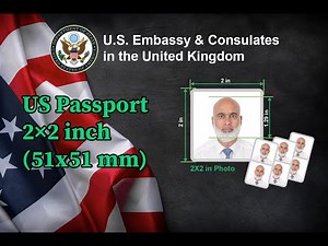 how to get US passport photo 2x2 inches