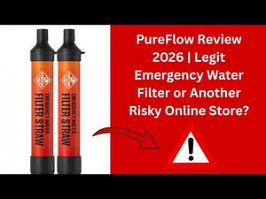 PureFlow Review 2026 | Legit Emergency Water Filter or Another Risky Online Store?