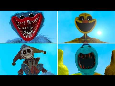 ESCAPE FROM ALL POPPY PLAYTIME MONSTENR (ch 1,2,3,4,5) / garry's mod