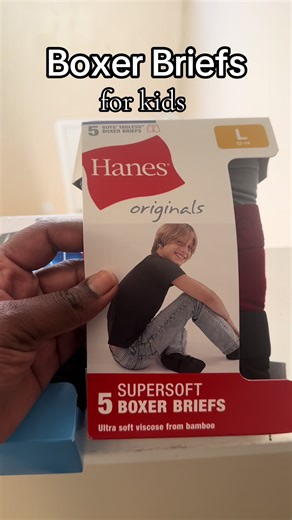 TikTok always a lock!!! Got my baby some boxers #hanes #boxerbrief #youthclothing #forkids #creatorsearchinsights