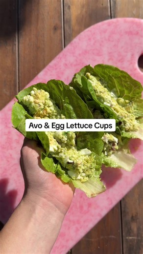Quick Avo & Egg Lettuce Cups Recipe in 5 Minutes