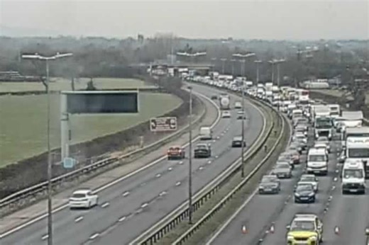 Live M6 updates as motorway closed northbound after police incident
