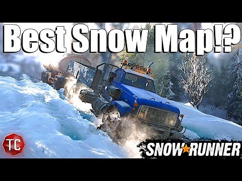 SnowRunner: ICE ROAD HAULING! Welcome to THE BEST SNOW MAP! (PC, Xbox, Playstation GAMEPLAY)