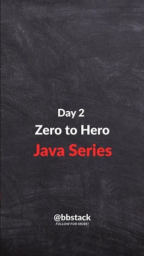 Java Zero → Hero 🚀 | Day 2 | Java series
