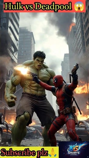 Deadpool vs hulk 🔥 Final Battle | Who Wins? 😱 #shorts #hulk #deadpool