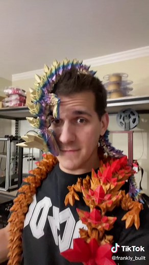 Flexible 3D Printed Dragon Models for Creative Printing