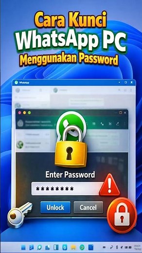 How to Lock WhatsApp PC Using Password 100% Work!
