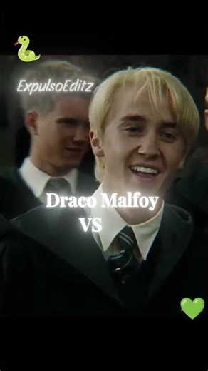 Draco Malfoy VS Harry Potter✨❤️🔥 #harrypotter #vs #draco