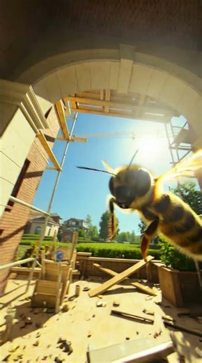 POV: A Bee Explores a Forbidden Vineyard Mansion