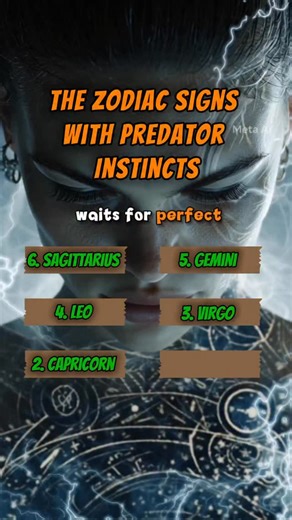 Zodiac Signs | The Zodiac Signs With Predator Instincts 6. Sagittarius, who senses weakness and moves on. 5. Gemini, who reads the room instantly. 4.... | Instagram