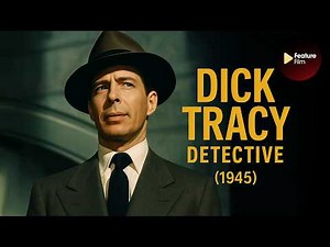 Dick Tracy Detective (1945) | Classic Crime Thriller | free movies online | Colorized