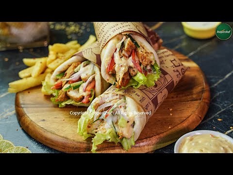 Grilled Chicken Shawarma Recipe by SooperChef