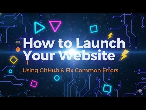 🚀💻⚛️ Complete Guide: Deploy Your Website on GitHub Pages + Fix Common Errors 🔧