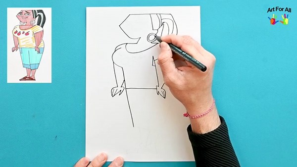 How to draw LeShawna - Total Drama Characters #totaldrama