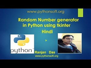 Random Number Generator in Python | Python For Beginners | Ranjan Sir | Ranjan Das | pythonsoft.org