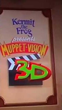 The Muppets Vision 3D Show Intro Kermit in Hollywood Studios at Disney World