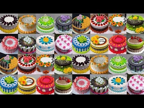 🌼✨🌼Round Shape Cake Design || Unique Cake Decorating Ideas || Latest Cake Designs For Birthday Girl