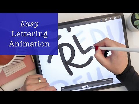 How to Animate Lettering in Procreate – iPad Lettering Tutorial