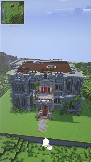 Building a Castle with Litematica #minecraft