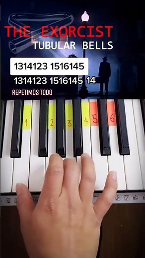 Tubular Bells // Piano Tutorial- The exorcist