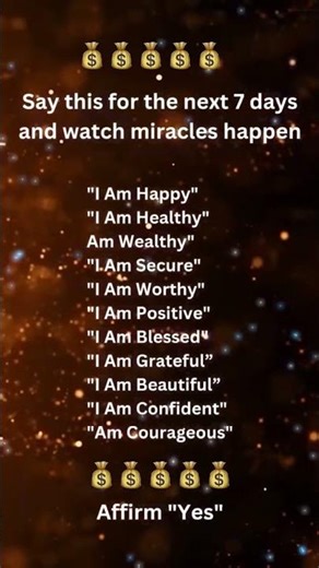 Repeat daily to attract unexpected money #manifestation #affirmations #wealth