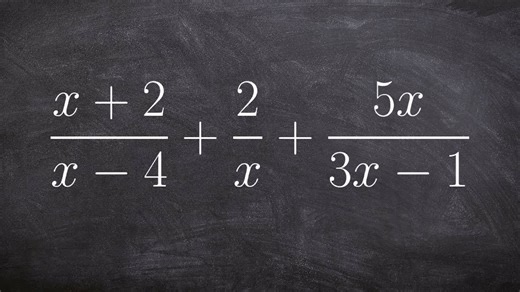 Combining rational expressions