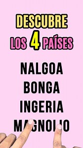 4 Países perdidos | Retos Mentales